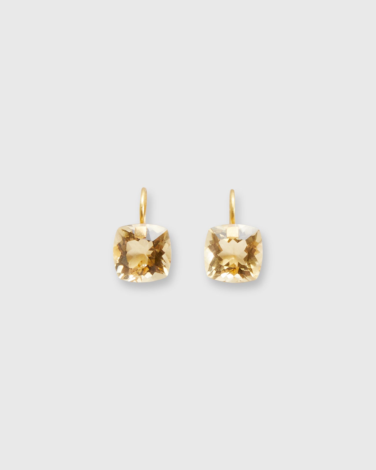 Small Summer Earrings in Citrine