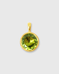Gem Bindi Pendant in Peridot