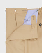 Load image into Gallery viewer, Dress Trouser in Khaki Midweight Twill
