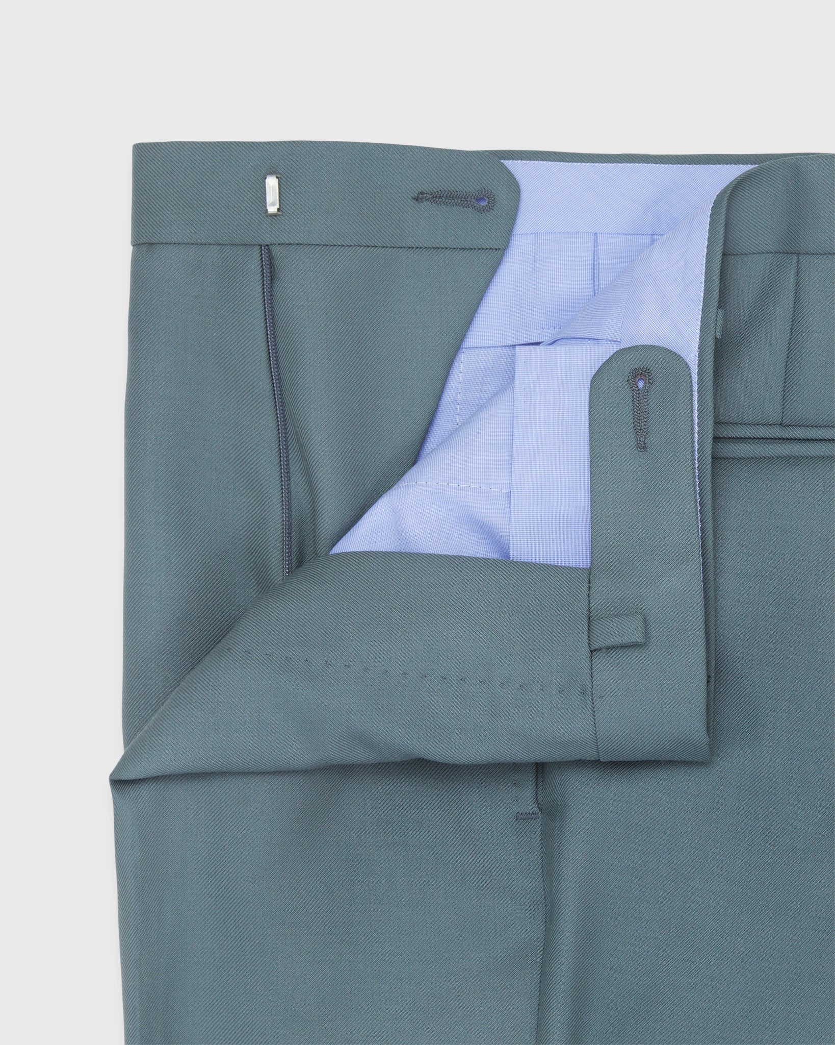 Dress Trouser in Sage Midweight Twill