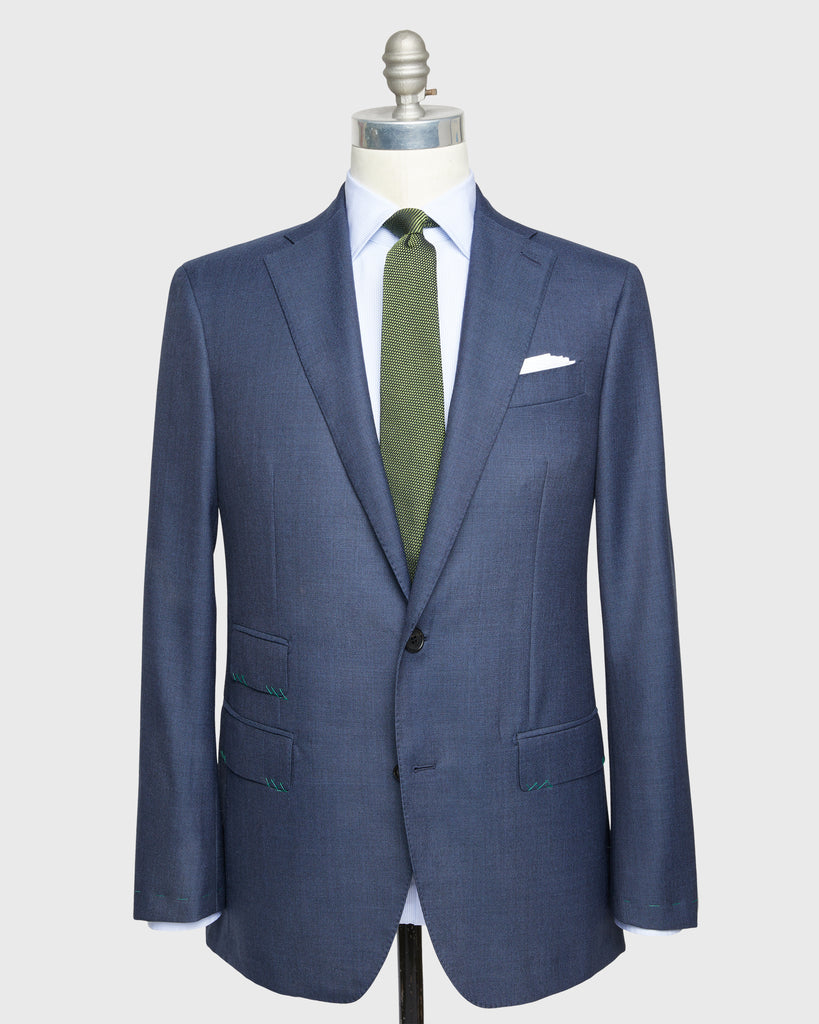 Kincaid No. 3 Suit in Blue Sharkskin | Shop Sid Mashburn