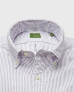 Button-Down Sport Shirt in Lavender University Stripe Oxford