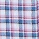 Slim-Fit Spread Collar Sport Shirt in Pink/Blue Small Check Poplin