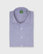 Load image into Gallery viewer, Slim-Fit Spread Collar Sport Shirt in Pink/Blue Small Check Poplin
