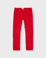 Load image into Gallery viewer, Slim Straight Jean in Red Garment-Dyed Denim
