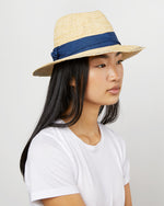 Load image into Gallery viewer, Rise N&#39; Shine Hat in Oatmeal/Cadet

