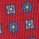 Silk Bow Tie in Red/Blue Foulard