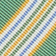 Silk Bow Tie in Green/Yellow/Blue Stripe
