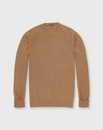 Load image into Gallery viewer, Classic Crewneck Sweater in Camel Cashmere
