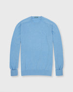 Load image into Gallery viewer, Classic Crewneck Sweater in Heather Delft Cashmere
