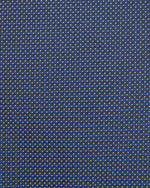 Load image into Gallery viewer, Silk Jacquard Tie in Navy/Bone Almond Dot
