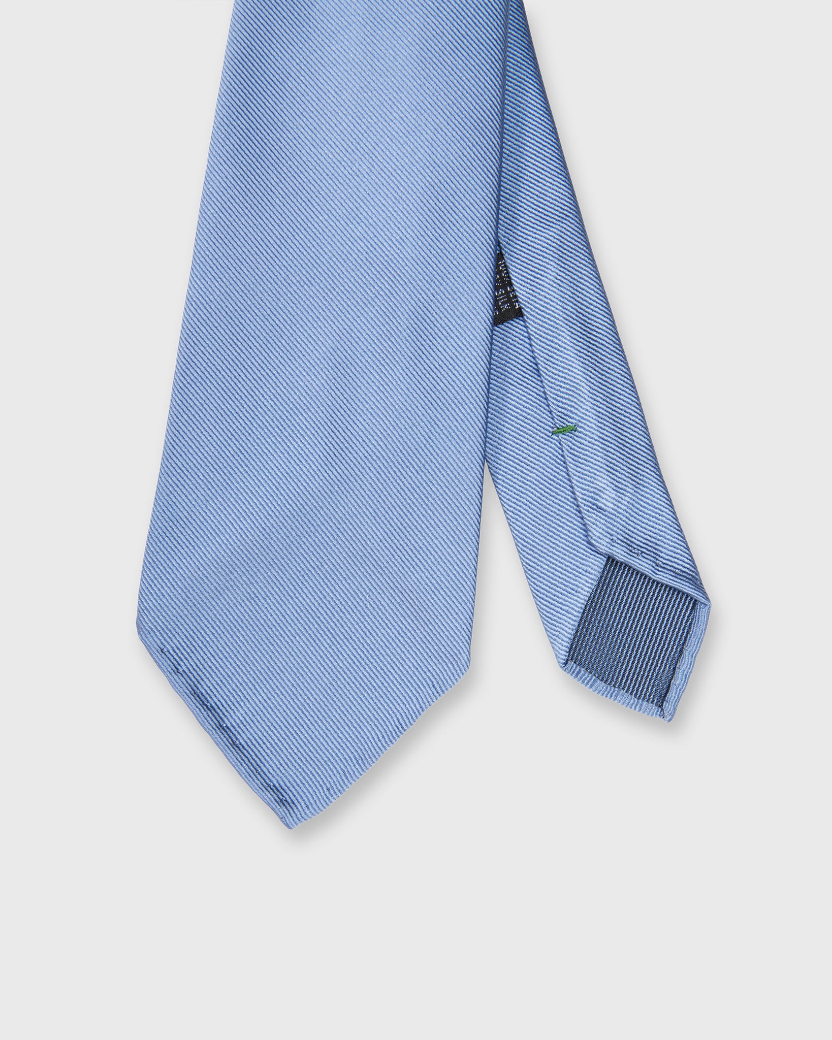 Silk Woven Tie in Sky Blue Twill