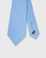 Load image into Gallery viewer, Silk Print Tie in Sky/Pink Squares
