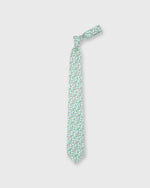 Load image into Gallery viewer, Silk Print Tie in Jade/Plum Floral
