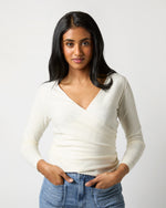 Load image into Gallery viewer, Ballerina Sweater in Starch Cotton/Cashmere
