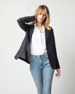 Load image into Gallery viewer, Ghost Blazer in Navy High-Twist
