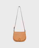 Load image into Gallery viewer, Medium Accordion Clara Crossbody Bag in Natural Leather
