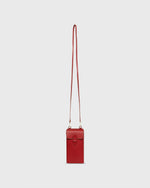 Load image into Gallery viewer, Cell Phone Bag in Red Leather
