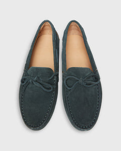 Driving Moccasin in Jungle Green Suede