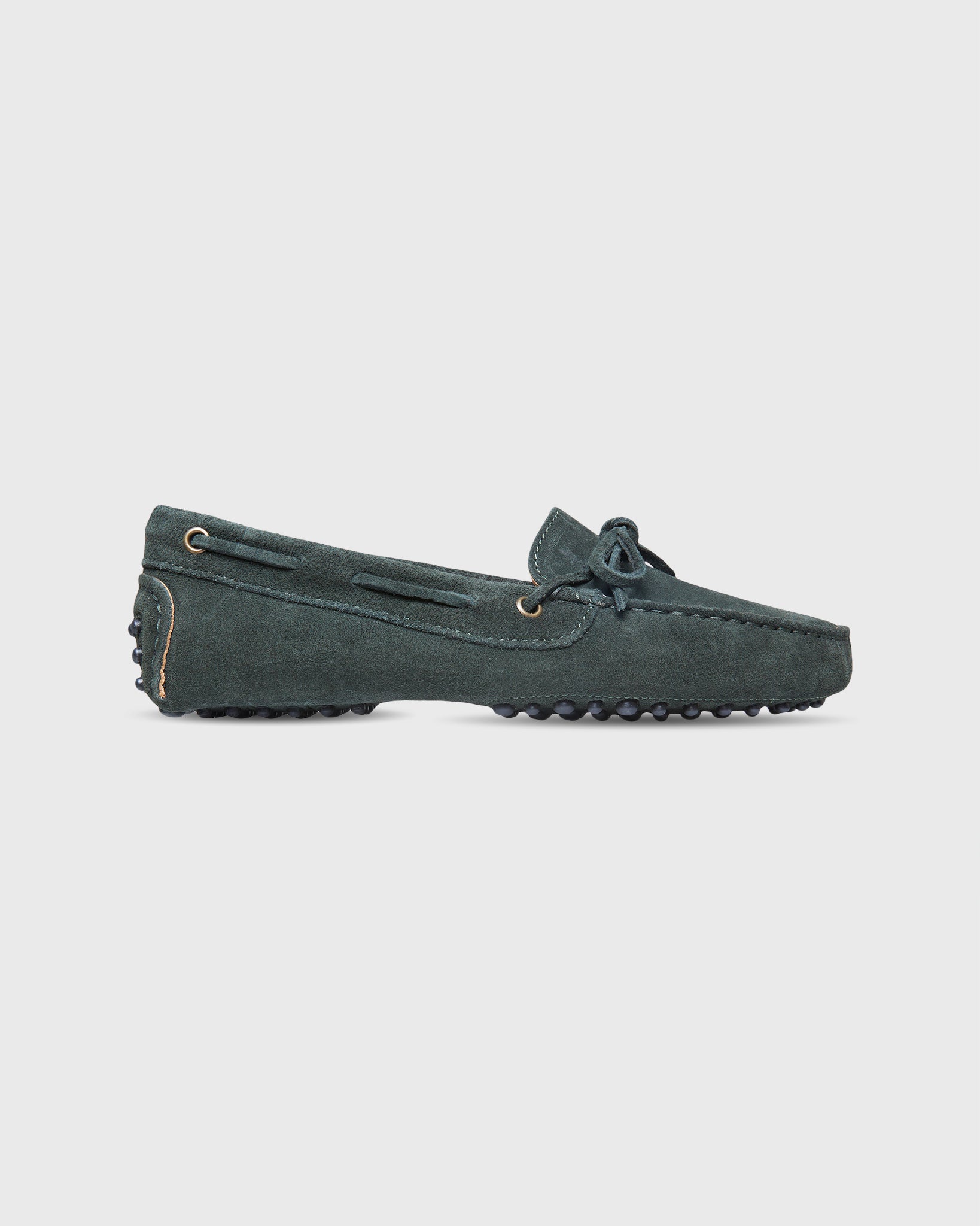 Driving Moccasin in Jungle Green Suede