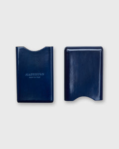 Card Case in Navy Leather