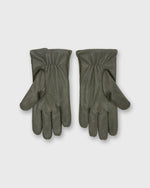 Load image into Gallery viewer, Hand-Stitched Cashmere-Lined Gloves in Olive Deerskin

