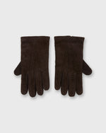 Load image into Gallery viewer, Hand-Stitched Cashmere-Lined Gloves in Dark Brown Carpinchos
