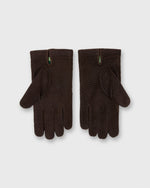 Load image into Gallery viewer, Hand-Stitched Cashmere-Lined Gloves in Dark Brown Carpinchos
