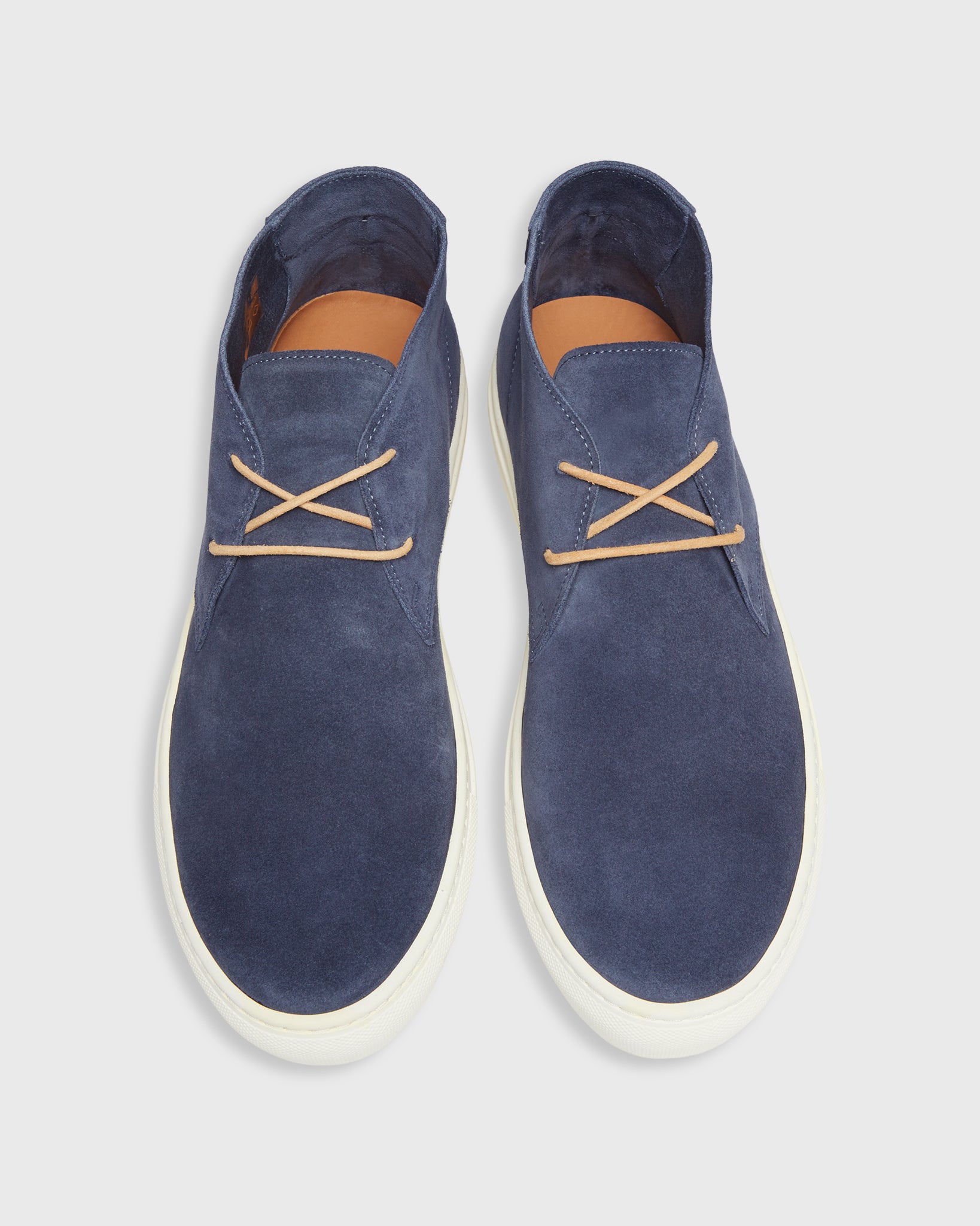 Chukka Lace-Up Sneaker in Pacific Blue Suede