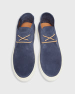 Load image into Gallery viewer, Chukka Lace-Up Sneaker in Pacific Blue Suede
