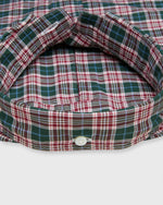 Load image into Gallery viewer, Button-Down Sport Shirt in Hunter/Red/Sky Plaid Poplin

