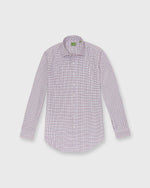 Load image into Gallery viewer, Otto Handmade Sport Shirt in Pink/Lavender/Olive Tattersall Twill
