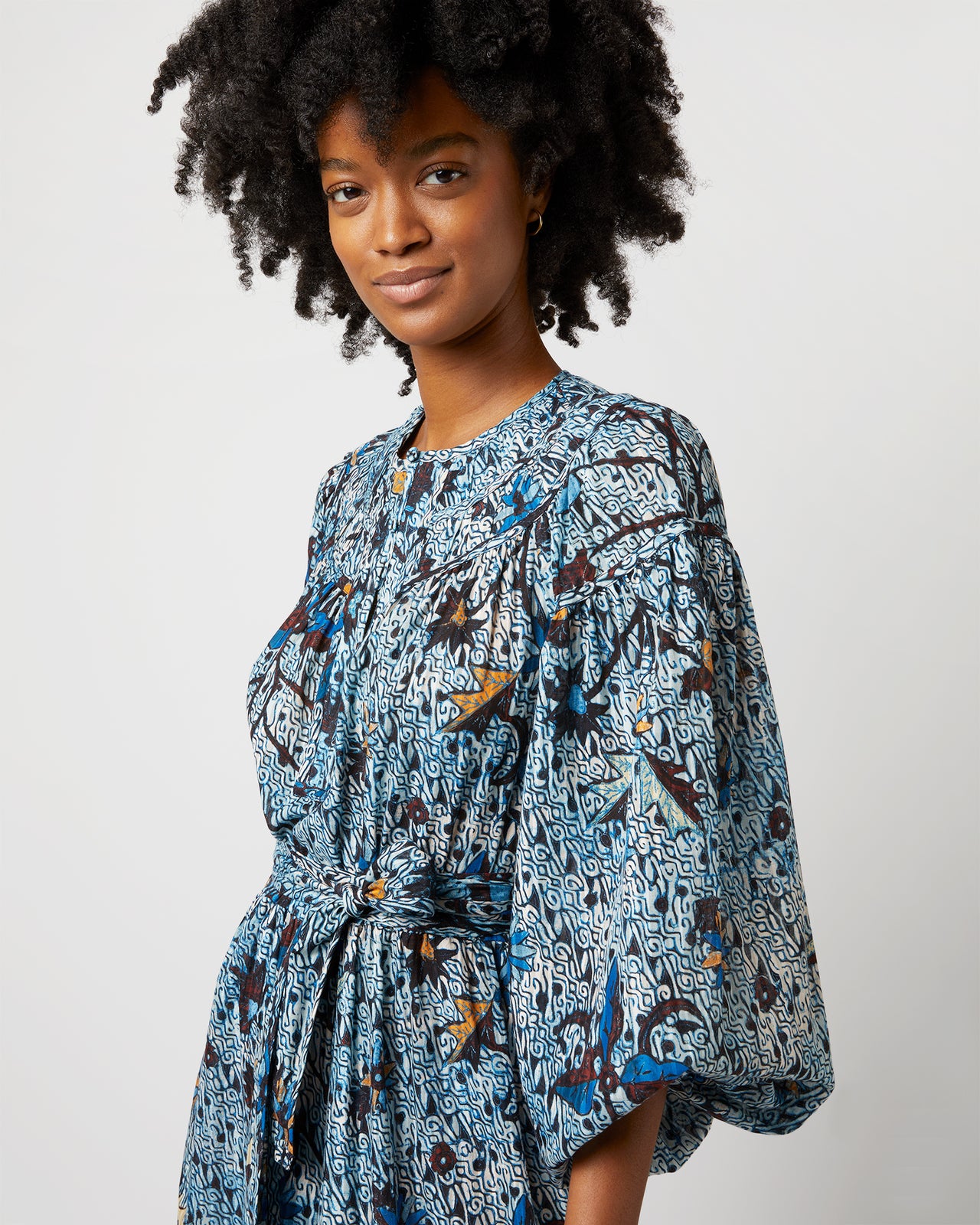 Iona Dress in Morning Glory