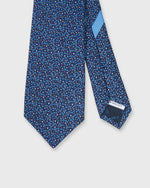Load image into Gallery viewer, Silk Print Tie in Navy Sibyl
