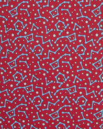 Load image into Gallery viewer, Silk Print Tie in Burgundy Sibyl
