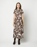 Load image into Gallery viewer, Sporty Swing Dress in Watermarble Jersey
