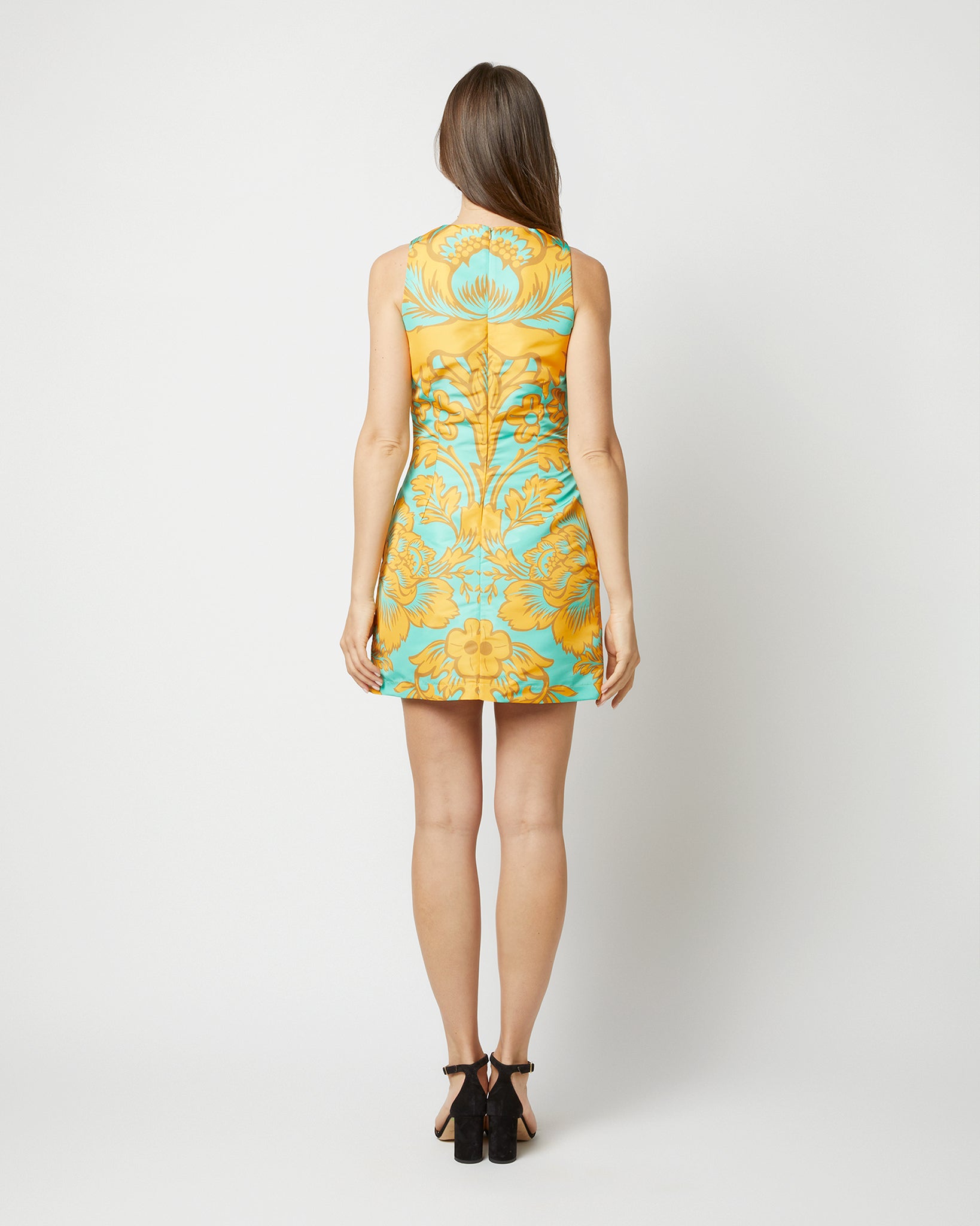 TGIF Dress in Va-Va Turquoise Faille