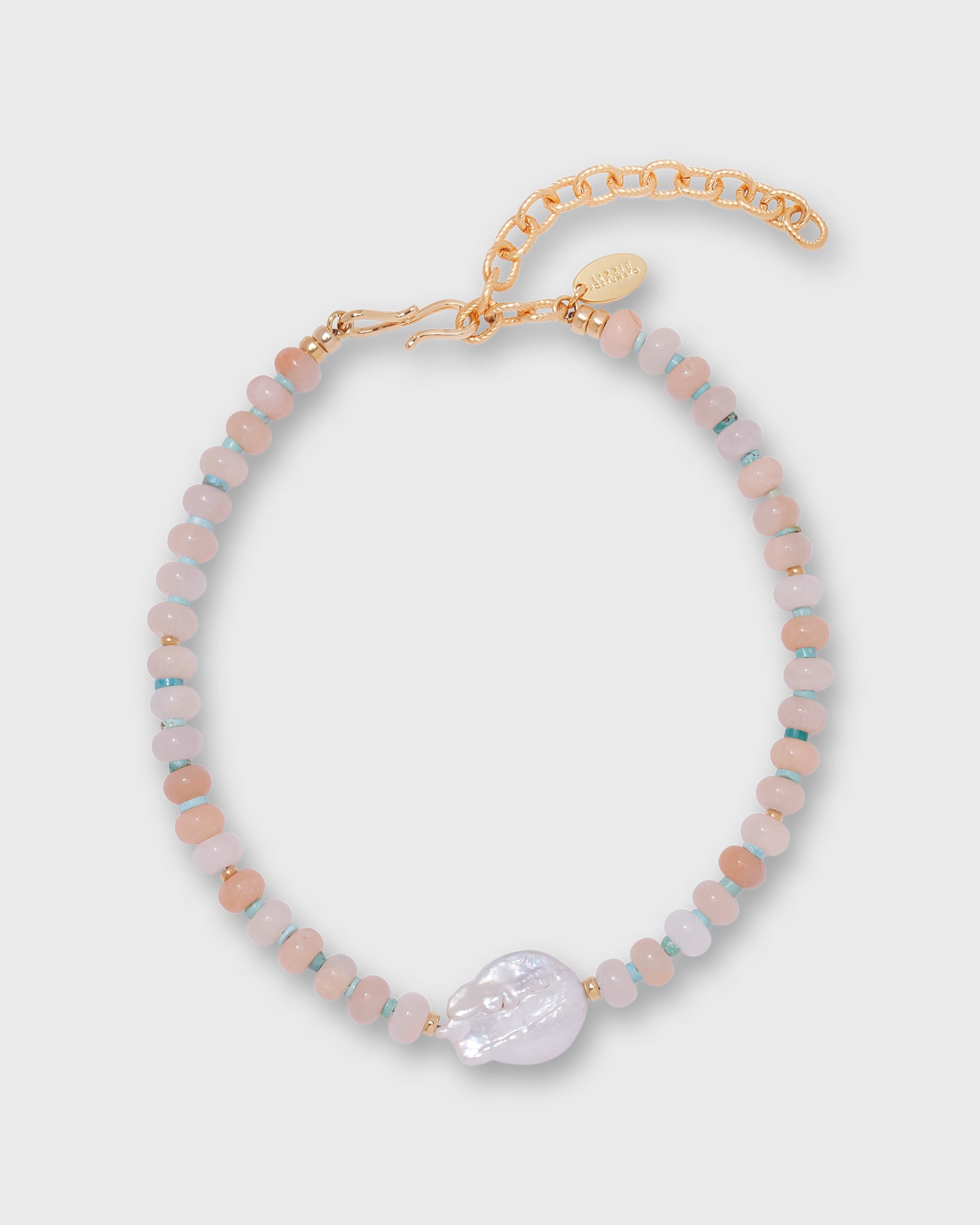 Waverly Necklace in Peach
