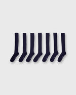 Load image into Gallery viewer, 7-Day Sock Set, Over-The-Calf in Navy Wool
