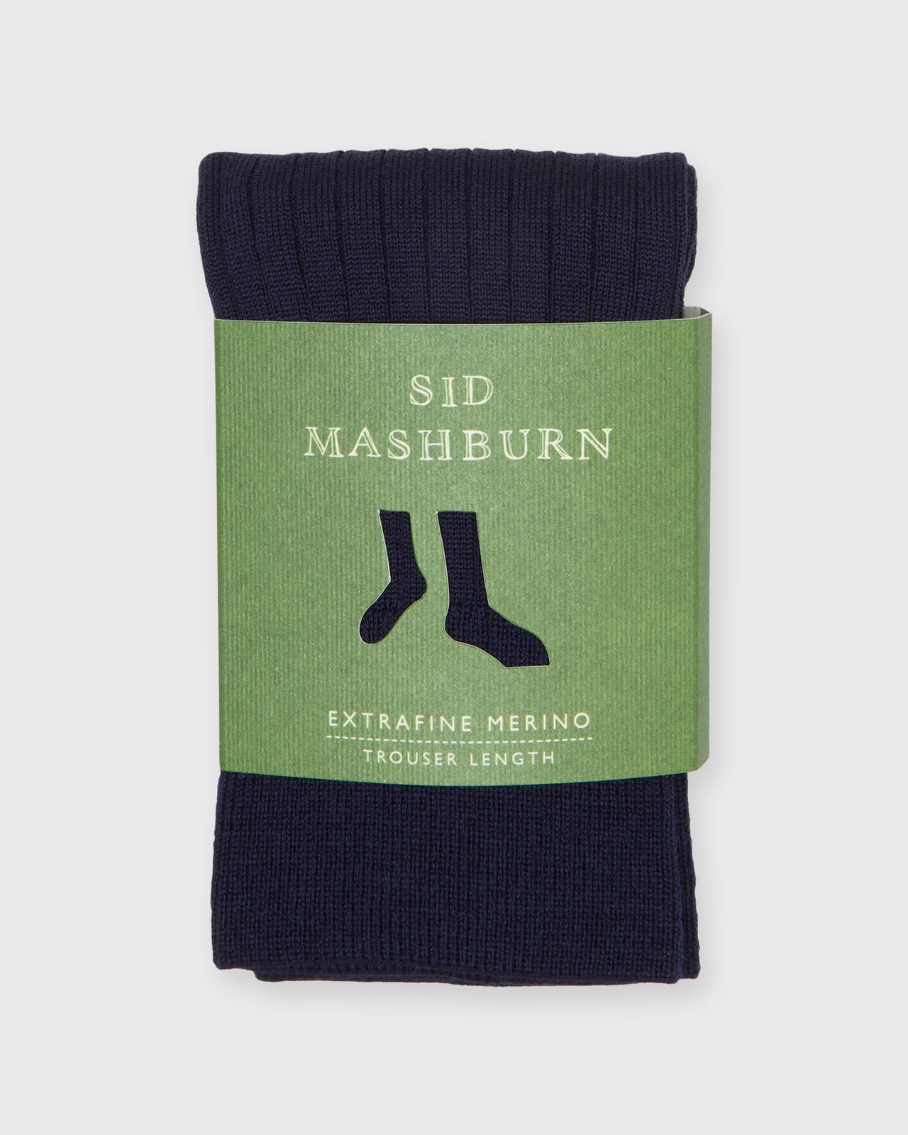 Trouser Dress Socks in Navy Extra Fine Merino