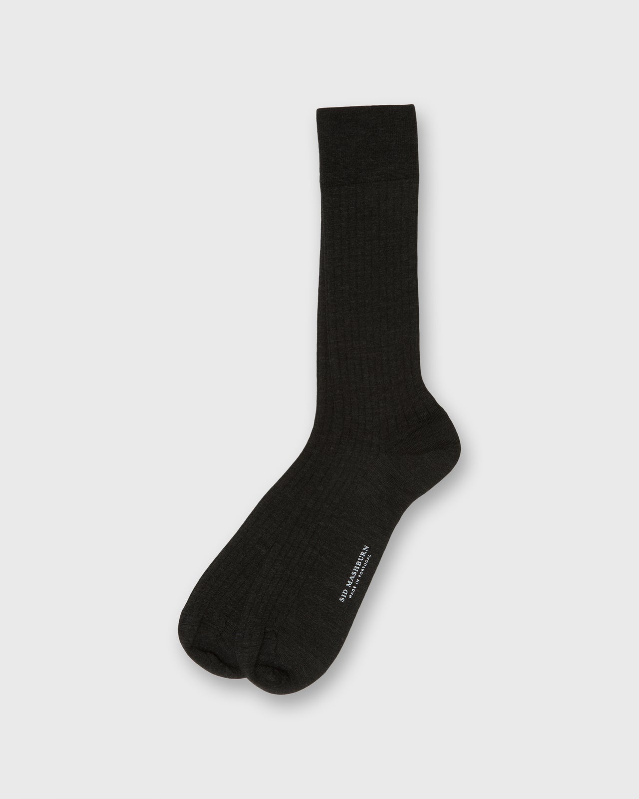 Trouser Dress Socks in Heather Charcoal Extra Fine Merino by Sid Mashburn Trouser Dress Socks in Heather Charcoal Extra Fine Merino by Sid Mashburn