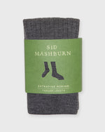 Load image into Gallery viewer, Trouser Dress Socks in Heather Grey Extra Fine Merino

