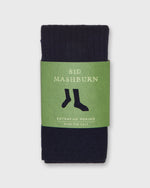 Load image into Gallery viewer, Over-The-Calf Dress Socks in Navy Extra Fine Merino
