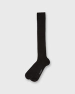 Load image into Gallery viewer, Over-The-Calf Dress Socks in Heather Charcoal Extra Fine Merino
