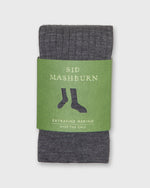 Load image into Gallery viewer, Over-The-Calf Dress Socks in Heather Grey Extra Fine Merino
