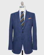 Load image into Gallery viewer, Kincaid No. 2 Jacket in Navy Mix Wool/Linen Hopsack
