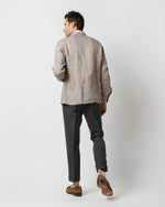 Load image into Gallery viewer, Chore Jacket in Hazel/White Herringbone Linen
