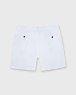 Load image into Gallery viewer, Garment-Dyed Short in White Cotolino Twill
