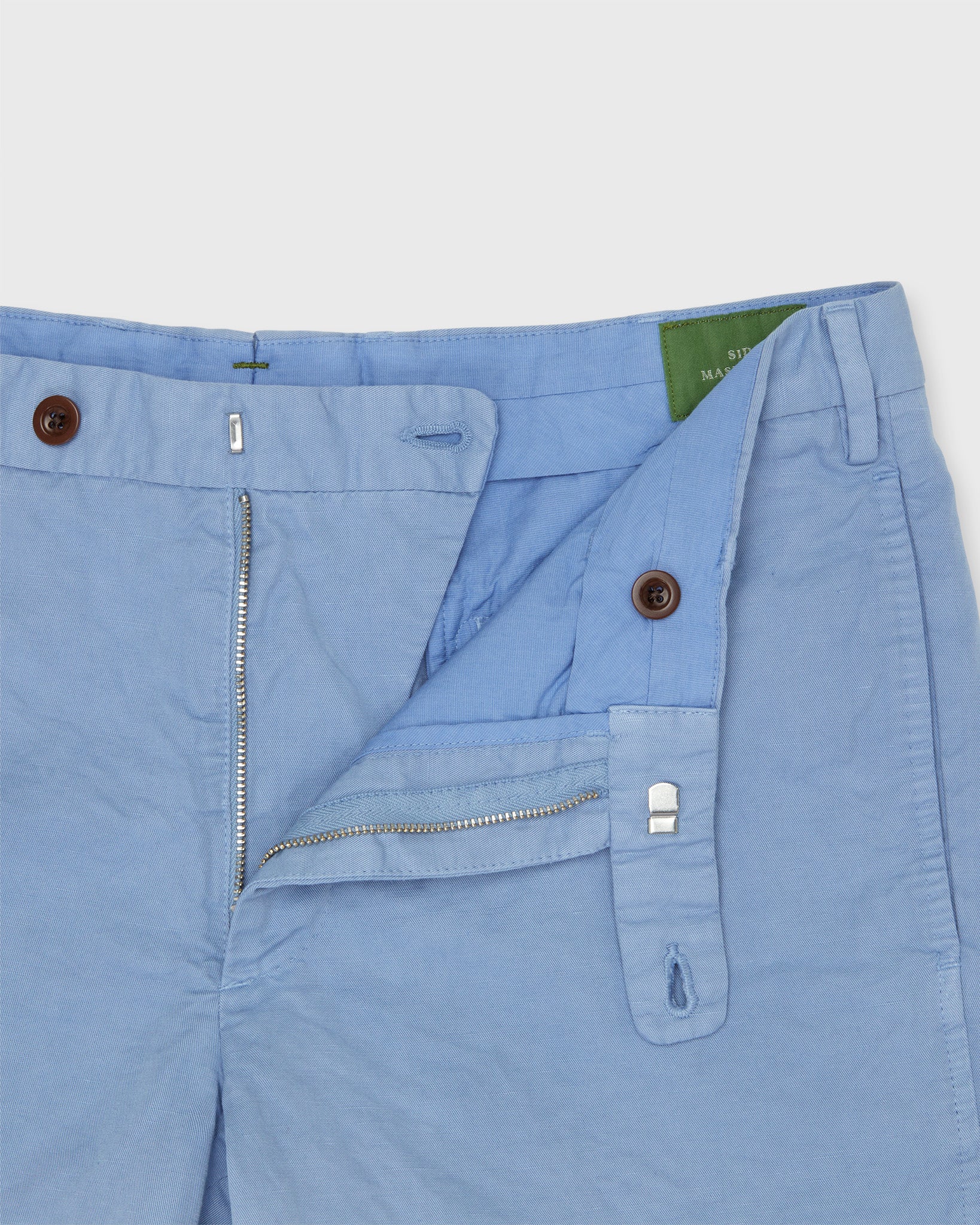 Garment-Dyed Short in Cornflower Cotolino Twill