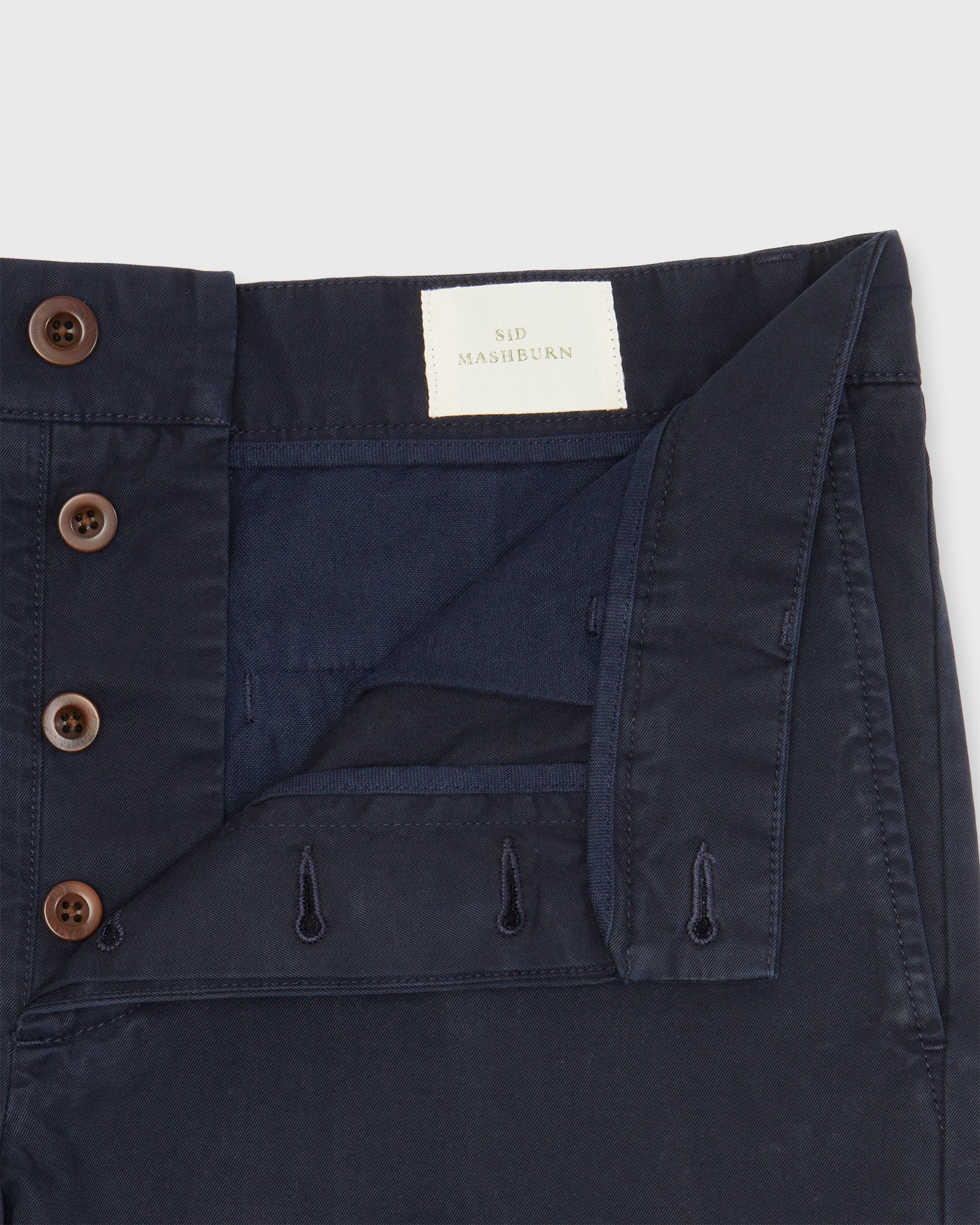 Garment-Dyed Field Pant in Navy Lightweight Twill